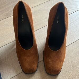 The row brown suede worn 1 time